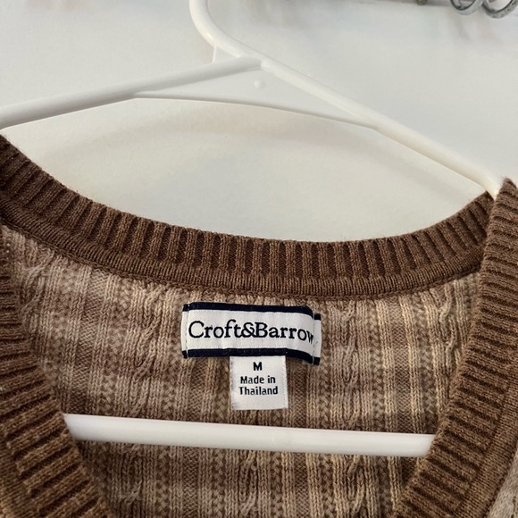 🔥3/$15 Croft&Barrow | 4 Brown Toned Top🍂 - Picture 3 of 5